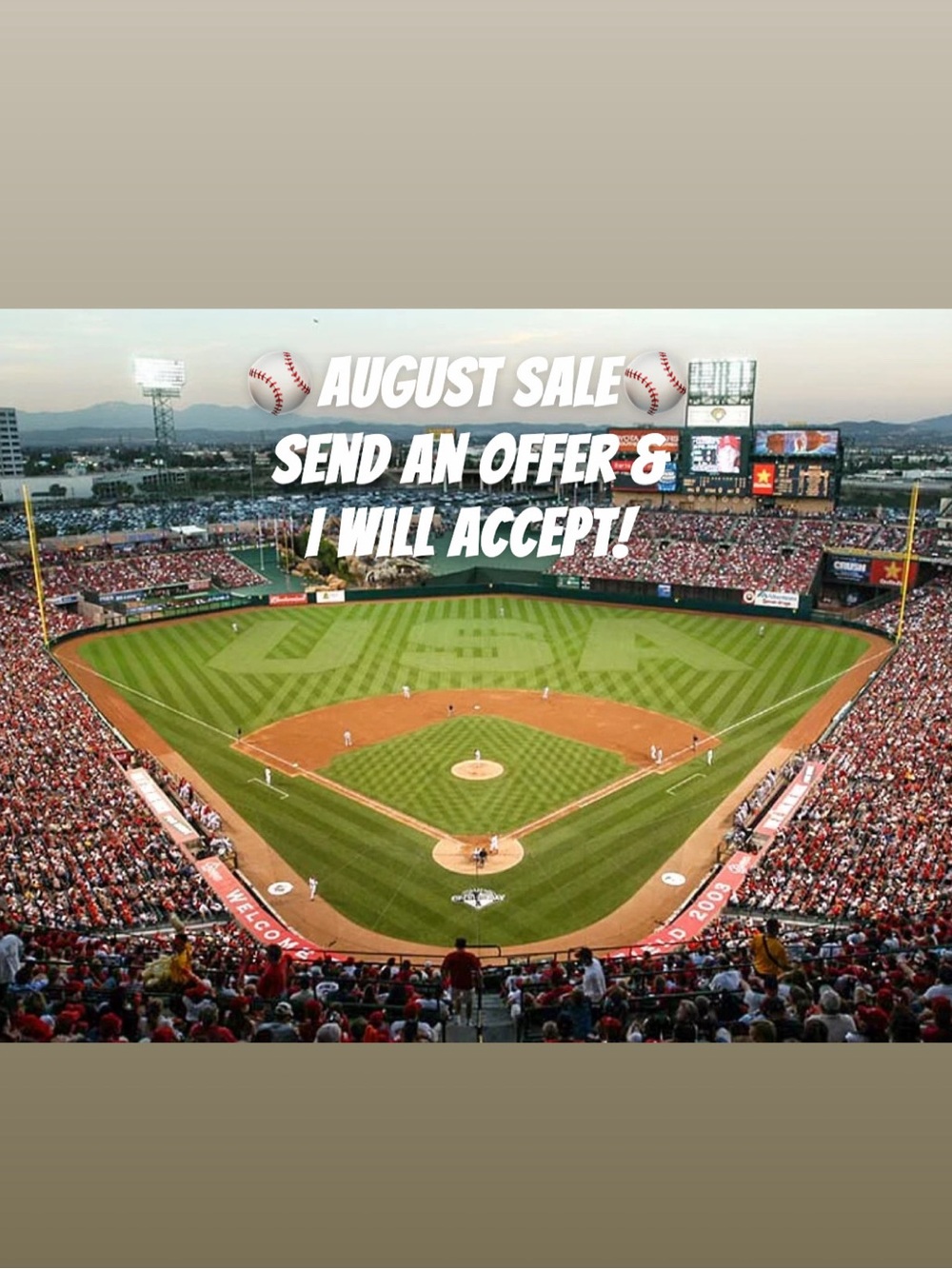 AUGUST SUMMER SALE⚾️✌🏼